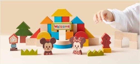 日本 Disney x KIDEA 米奇與米妮森林城堡積木組