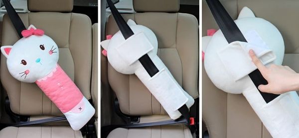 韓國 The Zari 汽車遮陽窗簾 / 安全帶娃娃