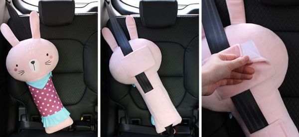 韓國 The Zari 汽車遮陽窗簾 / 安全帶娃娃