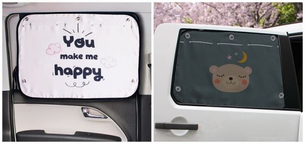 韓國 The Zari 汽車遮陽窗簾 / 安全帶娃娃