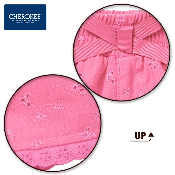 CHEROKEE 蝴蝶結蕾絲滾邊短褲