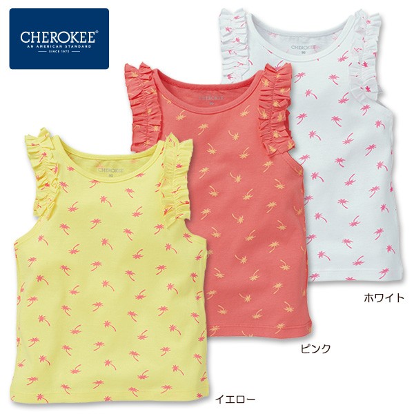 CHEROKEE 小棕櫚樹荷葉袖背心