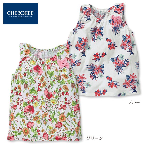 CHEROKEE 夏日花草純棉背心