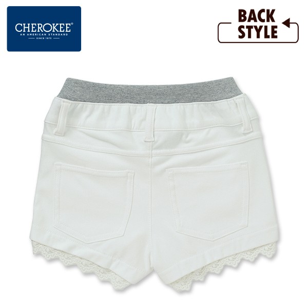CHEROKEE 蕾絲滾邊休閒短褲
