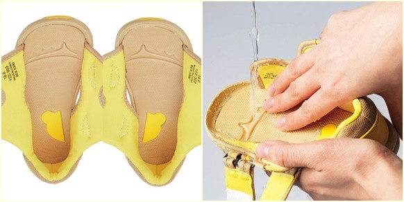 日本巧連智：小童網眼雙魔鬼氈涼鞋