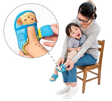 日本巧連智：卡哇伊動物款幼兒網眼透氣涼鞋