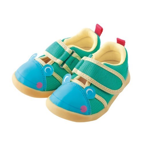 日本巧連智：卡哇伊動物款幼兒網眼透氣涼鞋