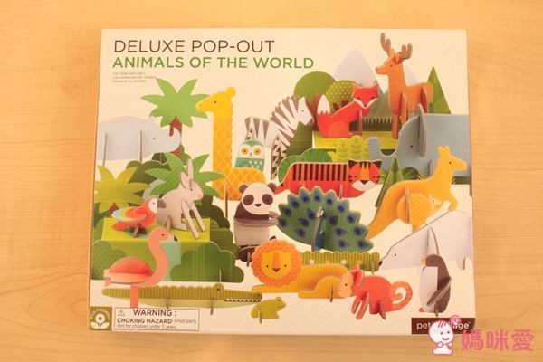 Petit Collage 立體組裝拼圖豪華版 世界動物