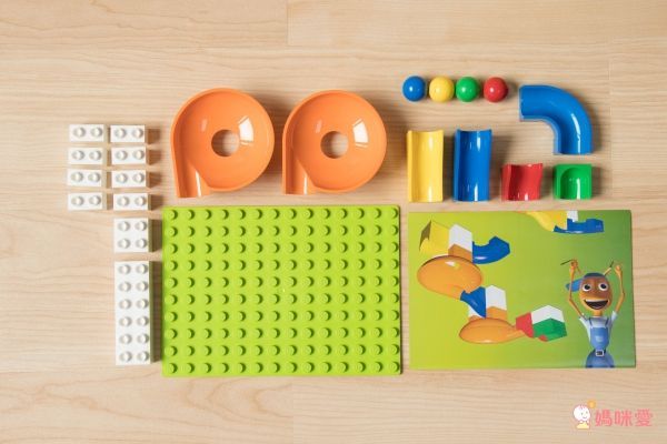 德國 HUBELiNO - 【獨家】軌道式積木零件組 - 50PCS-福利品