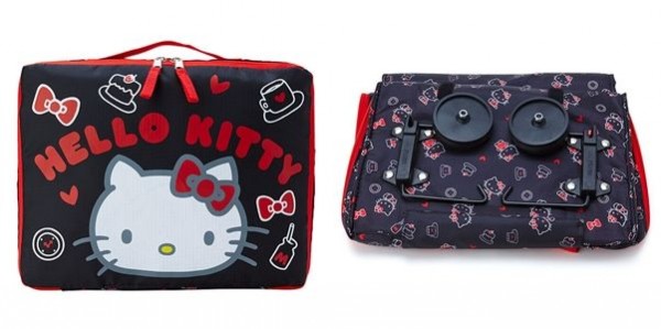 日本三麗鷗 可保冷折疊收納式輕巧推車