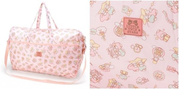 日本三麗鷗 折疊式波士頓旅行包