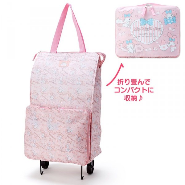 日本三麗鷗 可保冷折疊收納式輕巧推車