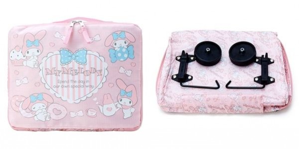 日本三麗鷗 可保冷折疊收納式輕巧推車