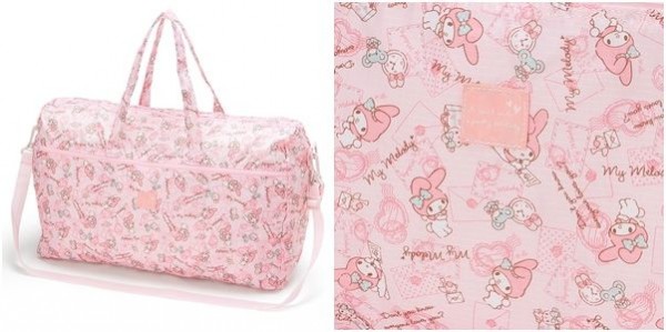 日本三麗鷗 折疊式波士頓旅行包