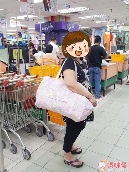 日本三麗鷗 折疊式波士頓旅行包