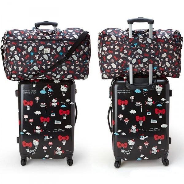 日本三麗鷗 折疊式波士頓旅行包