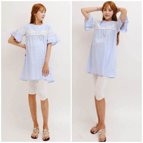 韓國 Momnmoms 涼爽夏季孕婦裝