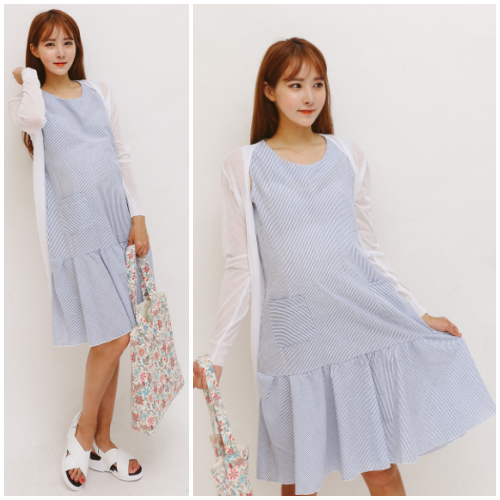 韓國 Momnmoms 涼爽夏季孕婦裝