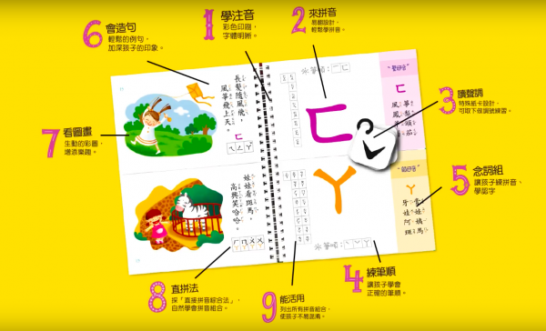 FOOD超人新版兒童正音ㄅㄆㄇ拼音書-80頁