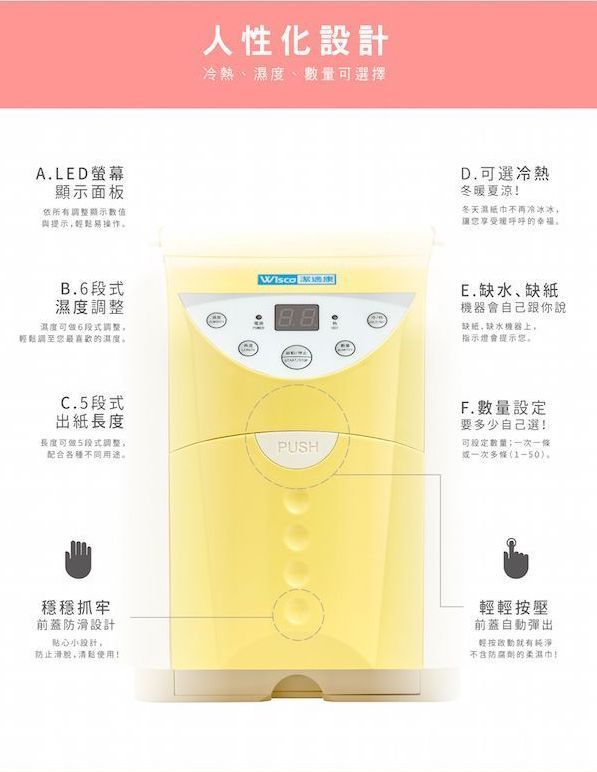 【潔適康 WISCO】乾濕兩用舒柔巾,限量組合買一送一!