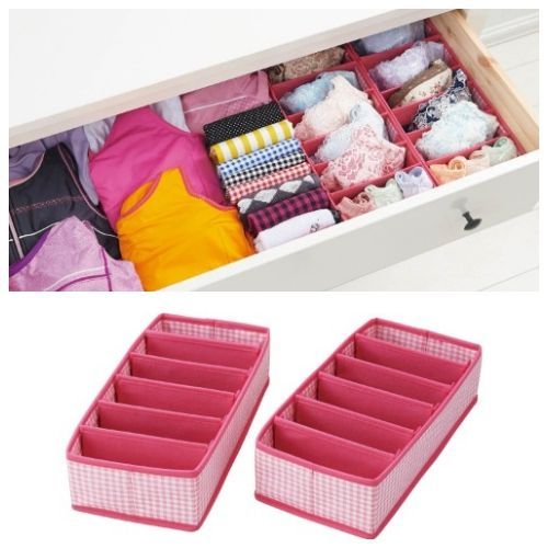 竹炭收納盒-胸罩內褲收納