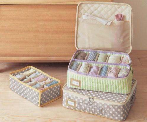 衣物收納盒組合 *內有衣物分隔盒(6格/10格)兩個