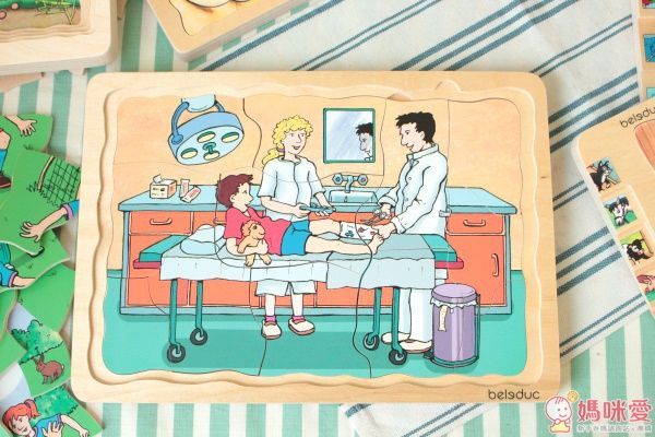 Beleduc 多層木拼圖：交通安全