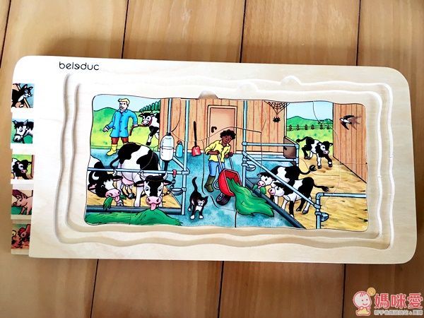 Beleduc 多層木拼圖：開心農場