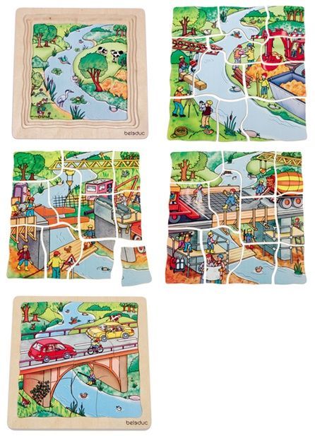 Beleduc 多層木拼圖：都市開發