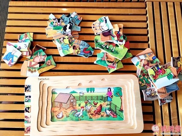 Beleduc 多層木拼圖：開心農場