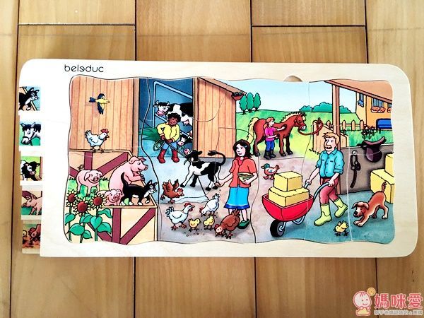 Beleduc 多層木拼圖：開心農場