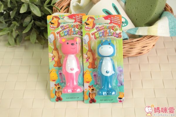 日本 U-COMPANY Bounce up 彈跳動物牙刷