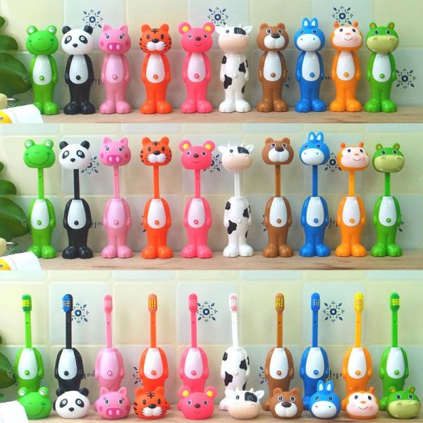 日本 U-COMPANY Bounce up 彈跳動物牙刷