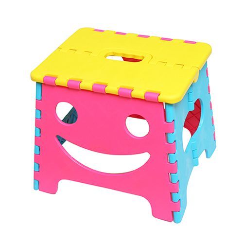 日本 U-COMPANY funny face 手提折疊式小凳子