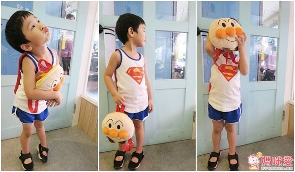 日本麵包超人立體絨毛背包