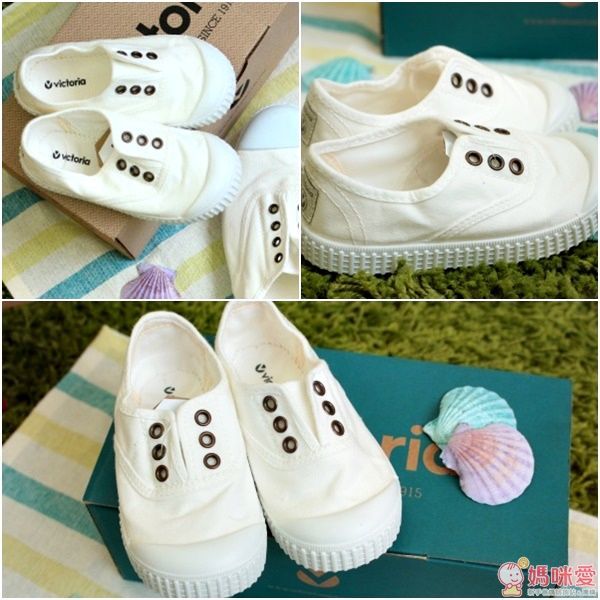 Victoria 無需綁帶帆布鞋