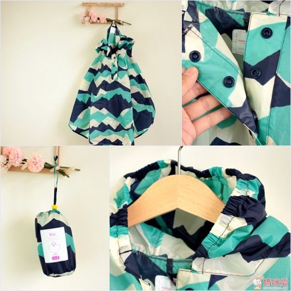 日本 KiU:KIDS PONCHO 兒童雨衣