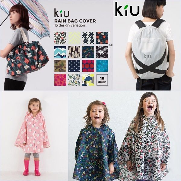 日本 KiU ❤ 2way 包包雨衣✖小童雨衣