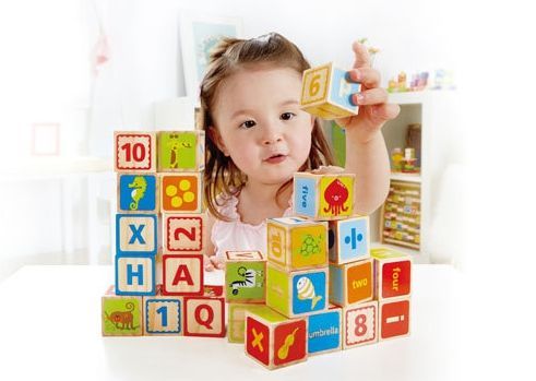 Hape ABC+123 多功能積木