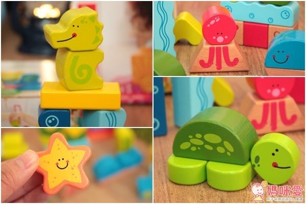 Hape 海洋動物積木