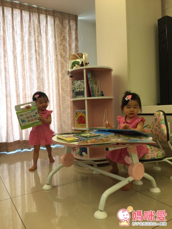 粉/綠色限時特惠!容量大升級 【第一博士 360° 旋轉書櫃】