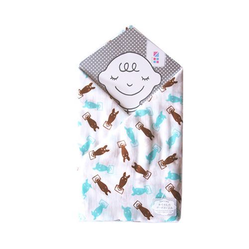 日本 MARUJU FABRIC PLUS 日本製純棉紗寶寶包巾
