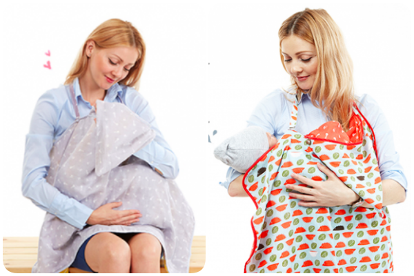 Hajour 多功能連帽哺乳包巾