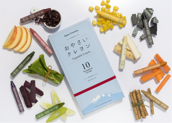 日本製 mizuiro 天然環保蔬菜蠟筆