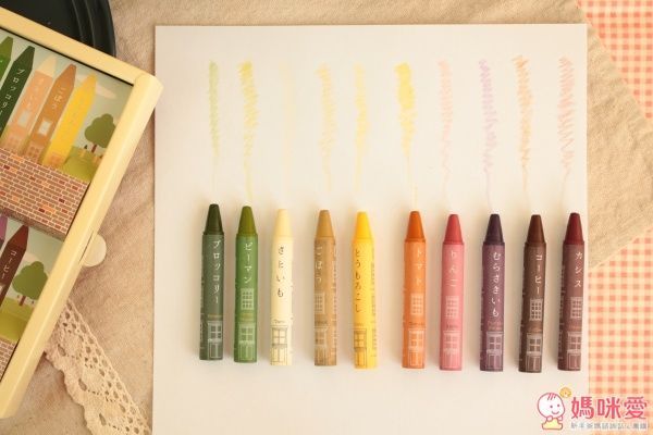 日本製 mizuiro 10 色蔬菜蠟筆