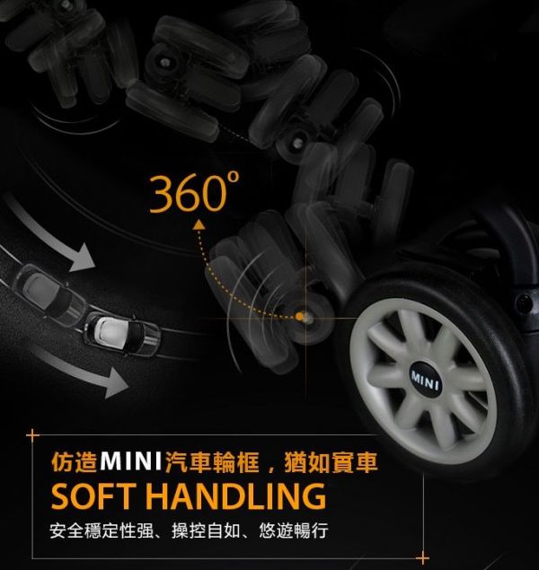 荷蘭 easywalker ✕ MINI Buggy 聯名款 可平躺型嬰幼兒手推車/傘車