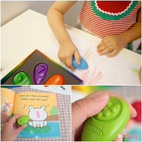 OMMO 歐姆寶無毒性兒童學習蠟筆