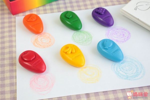  OMMO 歐姆寶無毒兒童學習蠟筆 - 6色