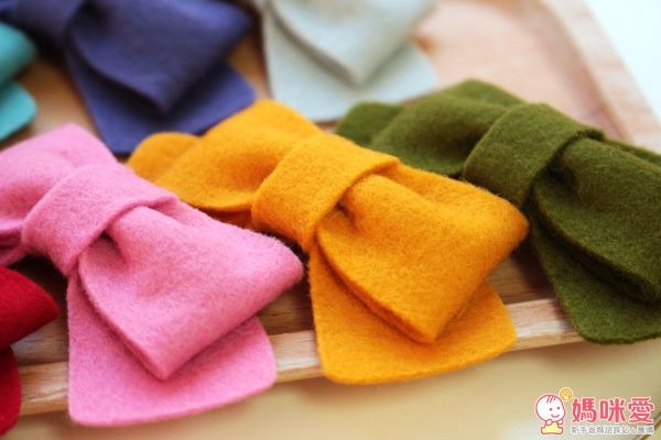 英國 May Crimson 手工羊毛氈髮夾