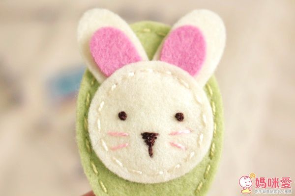 英國 May Crimson 手工羊毛氈髮夾